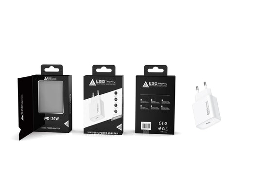 Ladeadapter 20W USB-C eckig