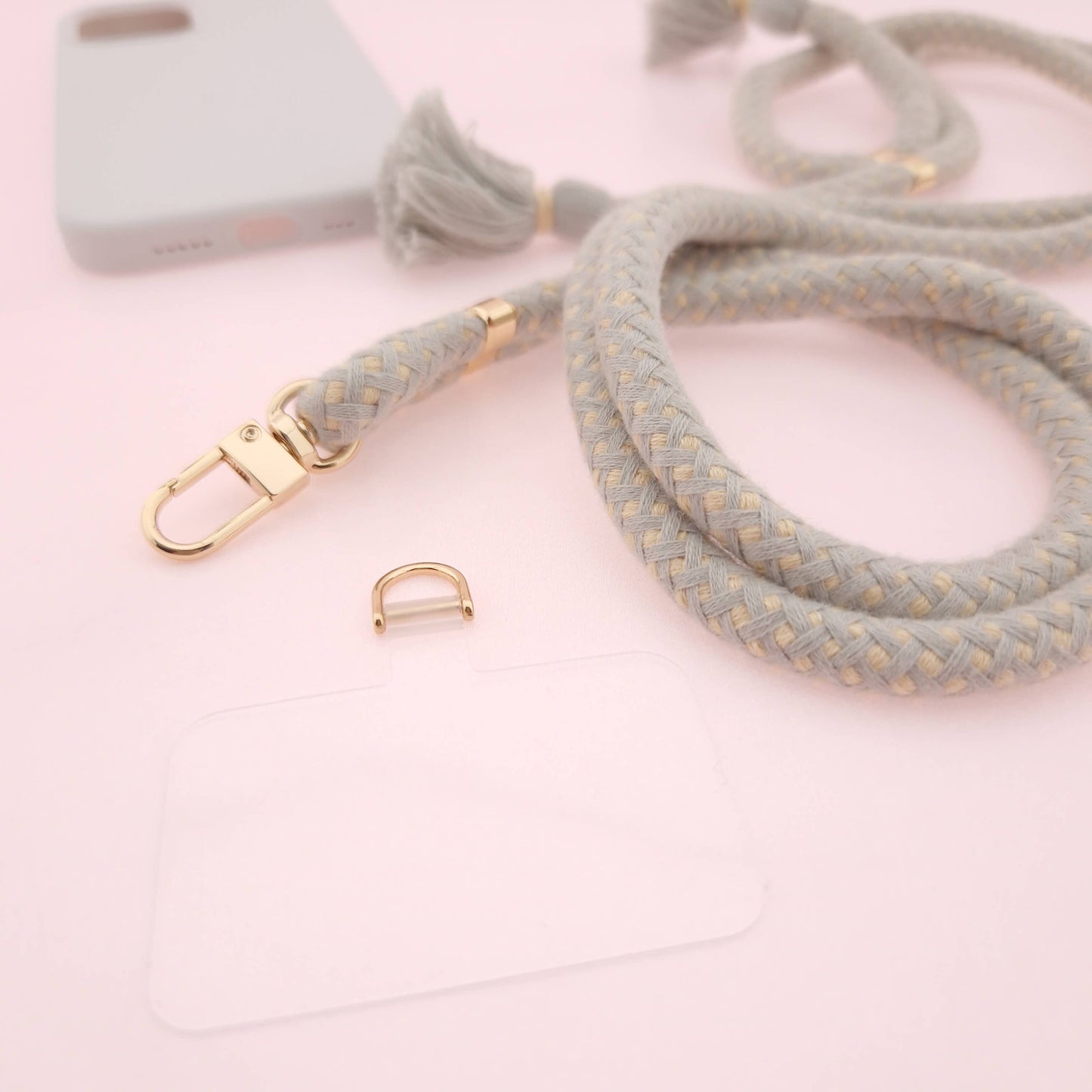 Universal Handykette BOHO One mit Patch - PORTOFINO + Gold