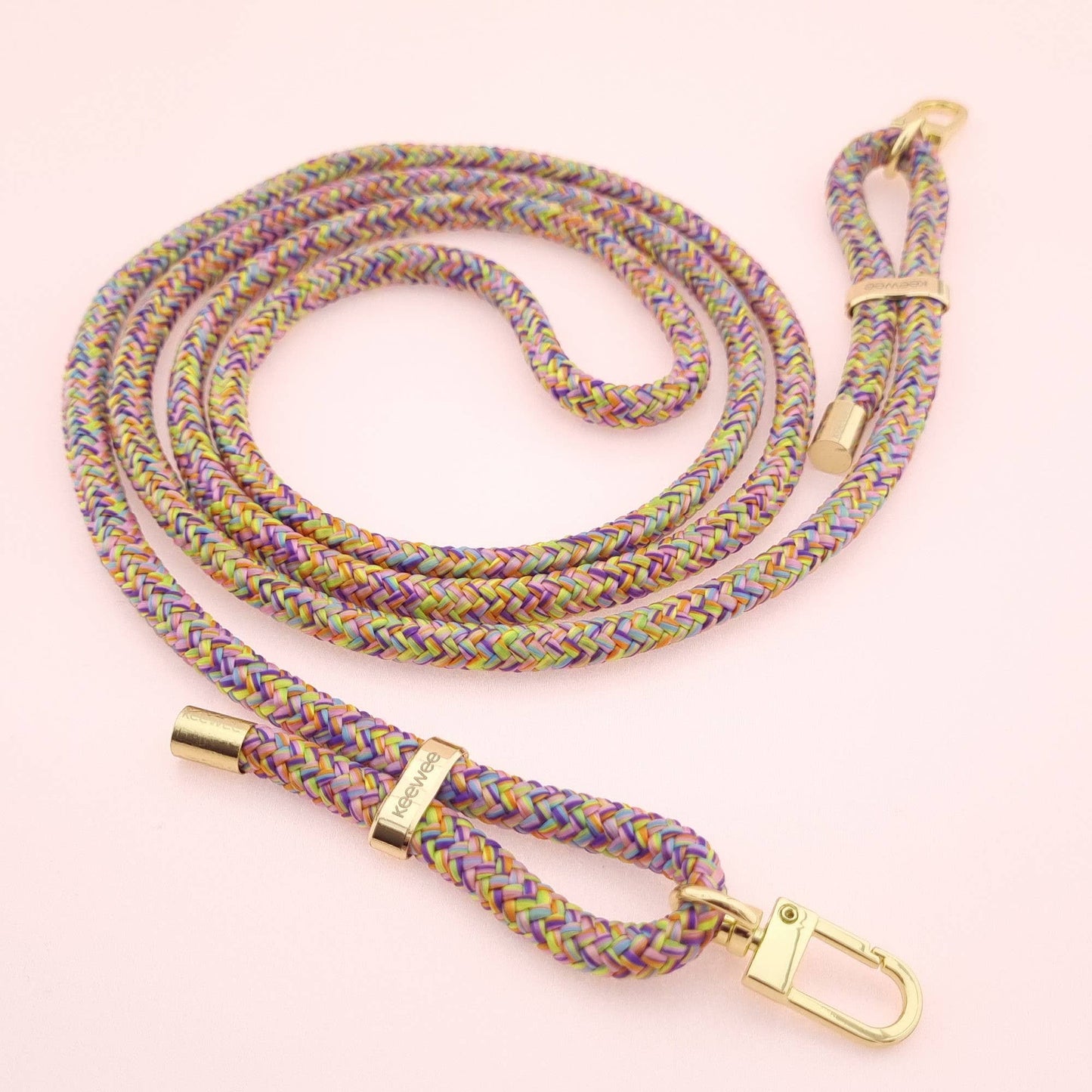 Handykette FLOWER Snap Gold