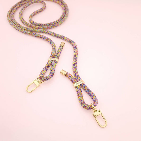 Handykette FLOWER Snap Gold