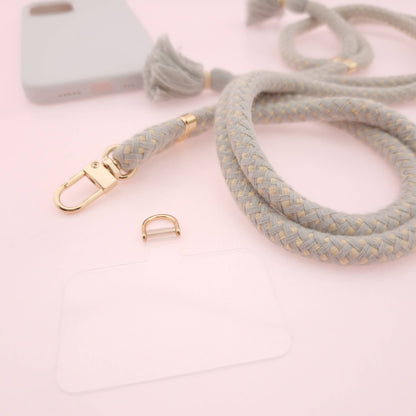 Universal Handykette BOHO One mit Patch - PORTOFINO + Silber