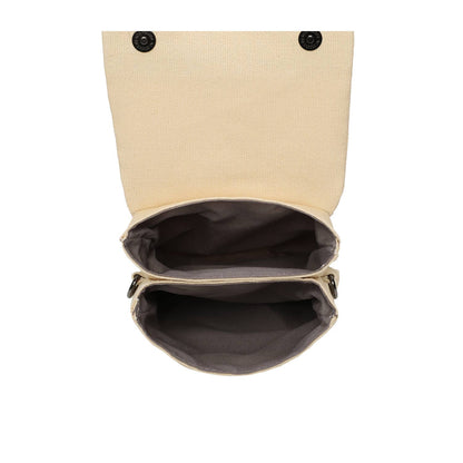 Stofftaschen 2 Fächer: Khaki