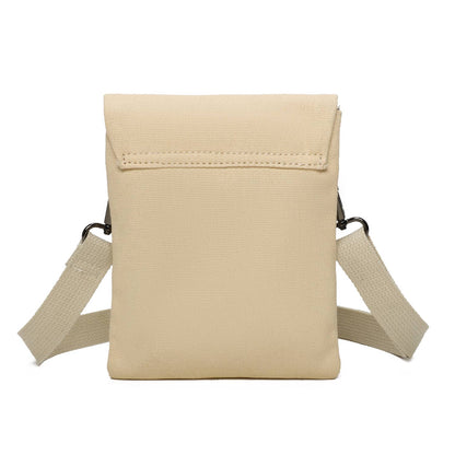 Stofftaschen 2 Fächer: Khaki