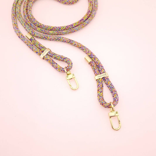 Handykette FLOWER Snap Gold